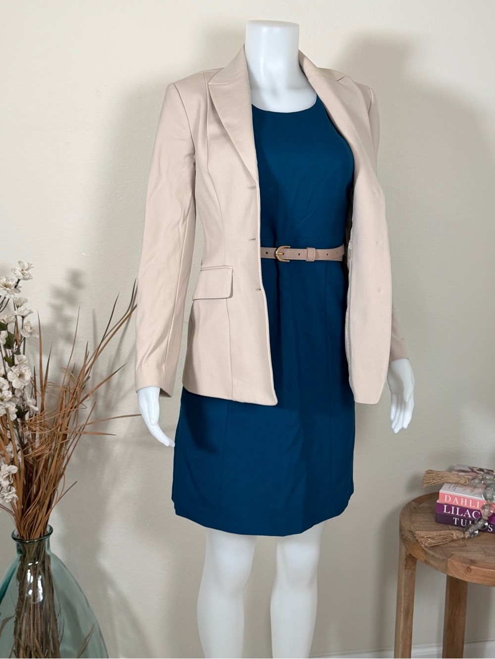 Beige Cream Neutral Blazer by Theory